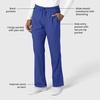 Wink Boundless Men’s Straight Leg Scrub Pant(Galaxy Blue)