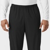 WonderWink Unisex Adult Scrub Pant(Black)