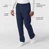 WonderWink Unisex Adult Scrub Pant(Navy)