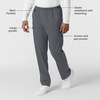 WonderWink Unisex Adult Scrub Pant(Pewter)