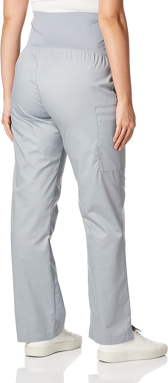 image:imageWink WonderWORK Maternity Cargo Scrub PantGrey