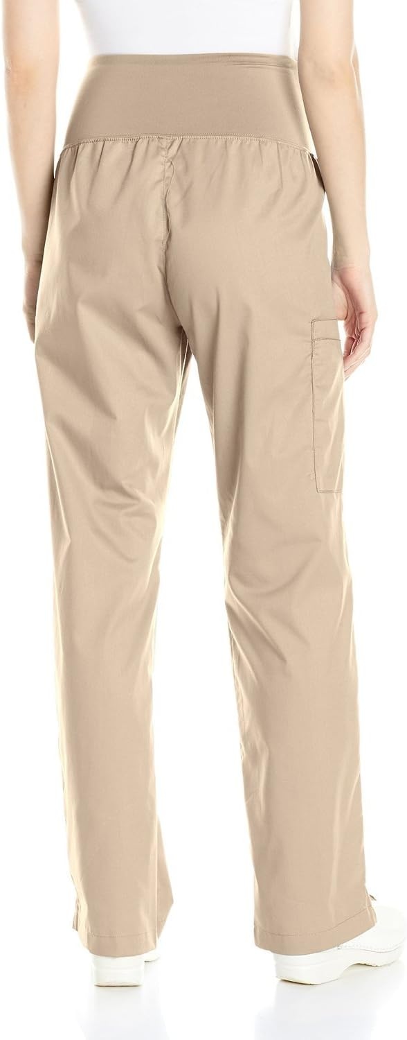 image:imageWink WonderWORK Maternity Cargo Scrub PantKhaki