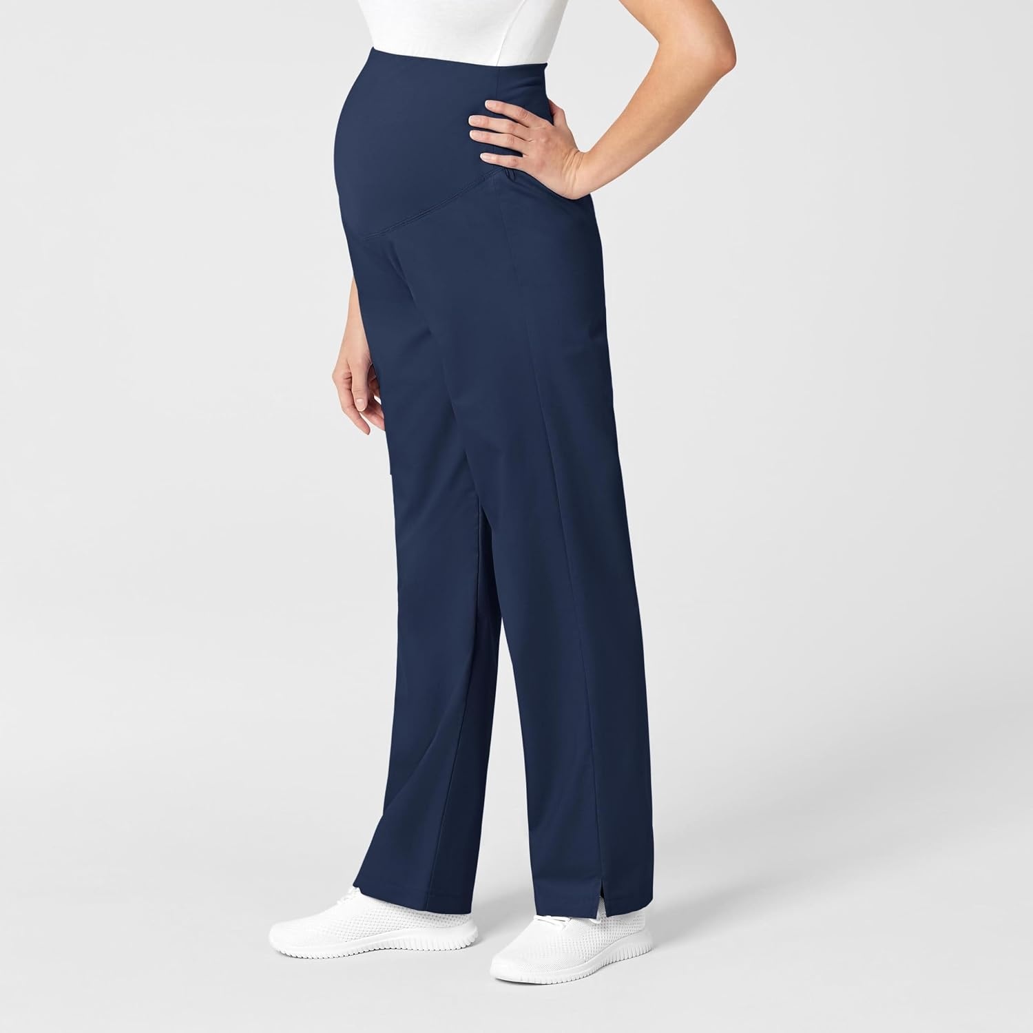 image:imageWink WonderWORK Maternity Cargo Scrub PantNavy