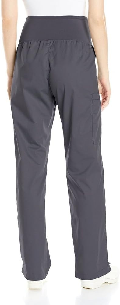 image:imageWink WonderWORK Maternity Cargo Scrub PantPewter