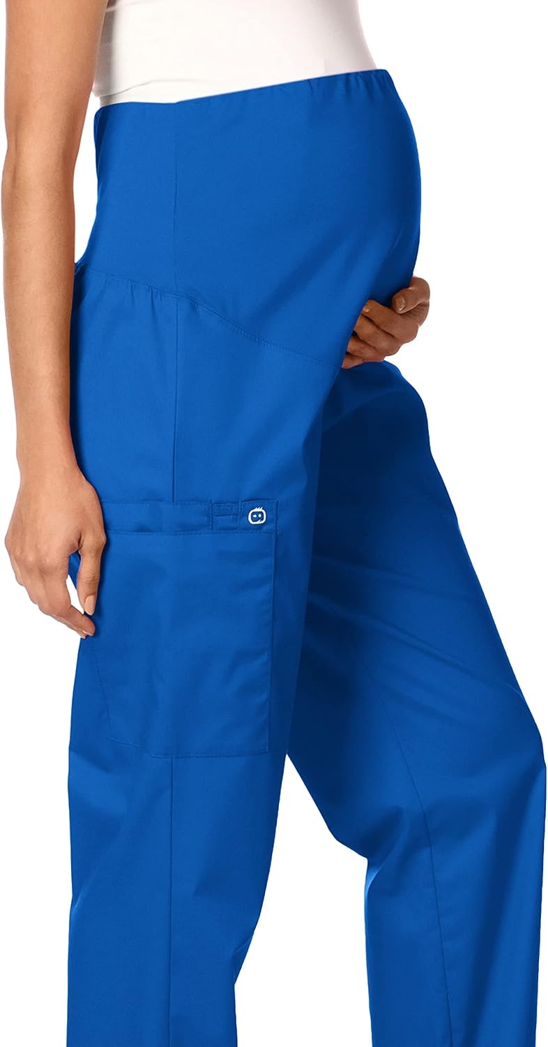 image:imageWink WonderWORK Maternity Cargo Scrub PantRoyal