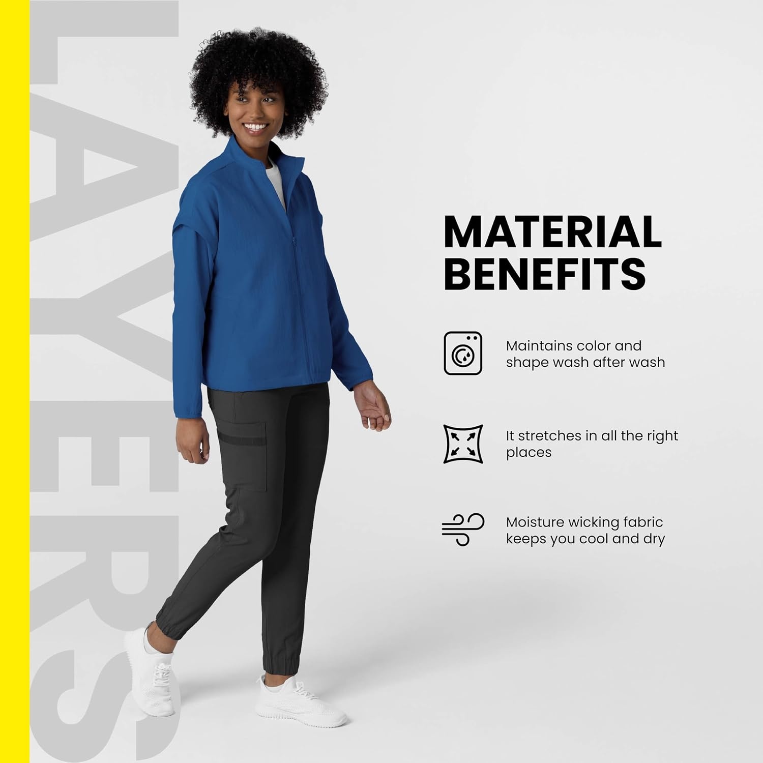 image:imageWINK Layers Womens Long Sleeve Silky TeeWine
