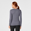 WINK Layers Women’s Long Sleeve Silky Tee(Pewter)