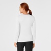 WINK Layers Women’s Long Sleeve Silky Tee(White)