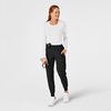 WINK Layers Women’s Long Sleeve Silky Tee(White)