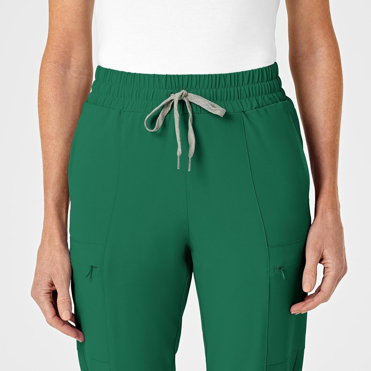 image:imageWINK Renew Womens High Waist Slim Leg Scrub PantHunter