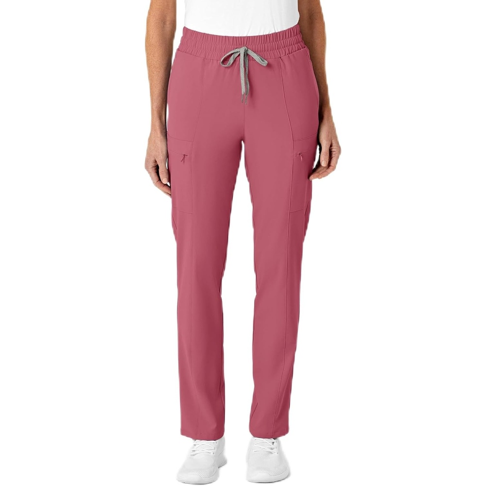image:imageWINK Renew Womens High Waist Slim Leg Scrub PantRosebud