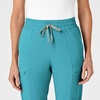 WINK Renew Women’s High Waist Slim Leg Scrub Pant(Teal Blue)