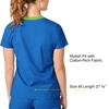 WonderWink Women’s Wonderflex Verity Scrub Top, Royal, X-Large